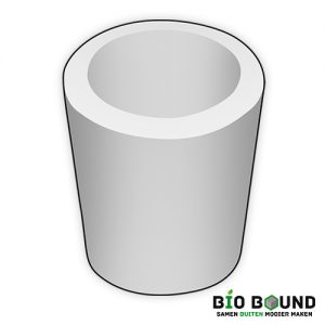 Bloempot colora rechthoekig circulair biobased