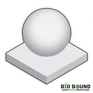 Sierbol 50 cm voetplaat biobased circulair