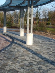 Circulaire, biobased betonstraatstenen