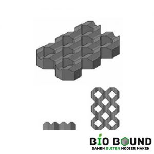 Circulaire, biobased grasbetontegel type A