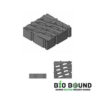 Circulaire, biobased grasbetontegel type M