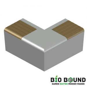 Elegance basis met zitting hoek biobased circulair beton