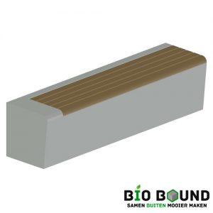 Elegance basis met zitting rechts links biobased circulair beton