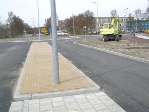 circulaire biobased betonstraatsteen geel