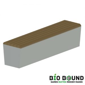 parkband zitrand elegance 2 zijdig met zitting biobased circulair beton