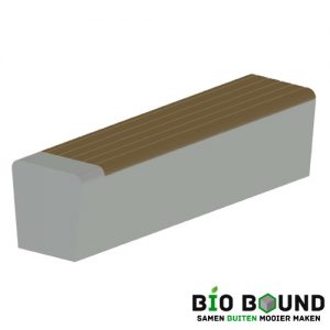 parkband zitrand elegance 2 zijdig zitting rechts links biobased circulair beton - kopie