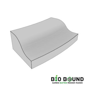 Truckbanden bocht van duurzaam beton circulair en biobased