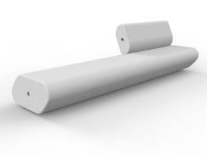 bank Monaco circulaire biobased beton