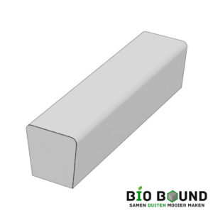 parkband zitrand bank elegance 2 zijdig recht biobased circulair beton