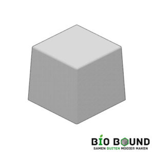 Circulaire biobased siercarre vierkant 60 duurzaam beton