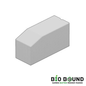 Parkband bloembak eindbanden 40 x 50 cm duurzaam beton