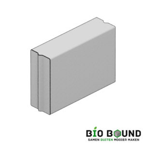 circulaire, biobased bloembakbanden30x70 cm duurzaam beton