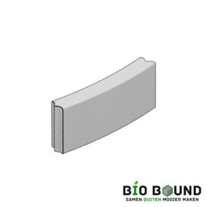 duurzaam beton bloembak bochtband 15x40 cm circulair en biobased