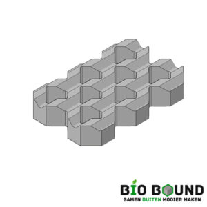 Circulaire, biobased grasbetontegels type A