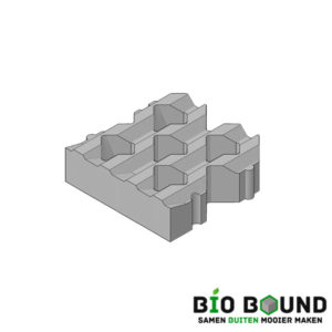 Circulaire, biobased grasbetontegels type C