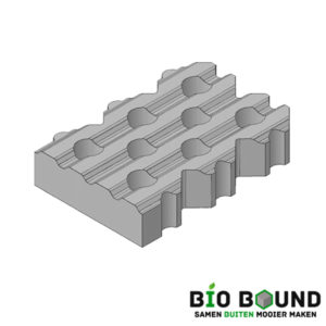 Circulaire, biobased grasbetontegels type D