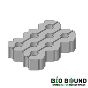 Circulaire, biobased grasbetontegels type I