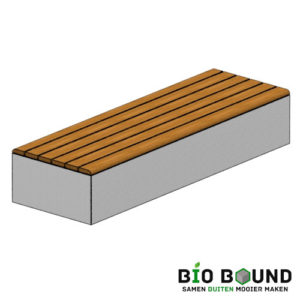 beton bank Emma met zitting circulair biobased beton