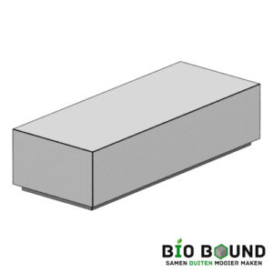 Circulair, biobased betonnen zitbank Yara