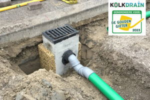 Trottoirkolk straatkolk waterinfiltratie