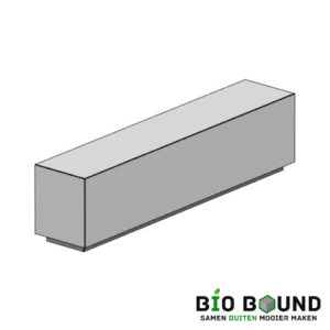Circulaire biobased betonbank Floor met verjonging