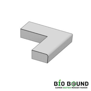 Duurzaam beton - Elegance eenzijdig laag hoek