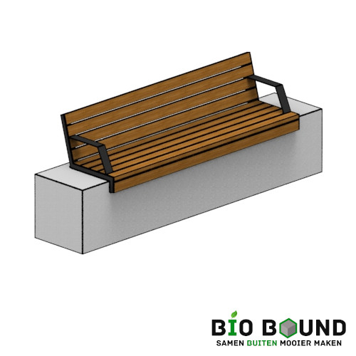 Duurzame beton bank Liva met zitting Gavers