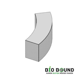 biobased circulair beton zitbank floor bocht
