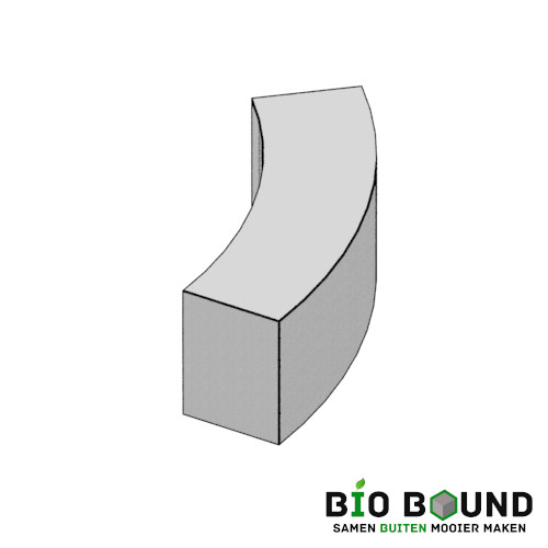 biobased circulair beton zitbank floor bocht