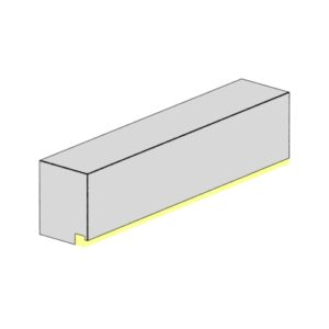 duurzaam beton zitbank Floor met ledverlichting