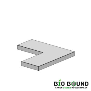 duurzaam beton zitrand Liva laag hoek