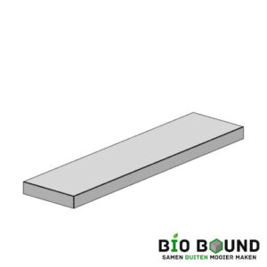 duurzaam beton zitrand Liva laag recht