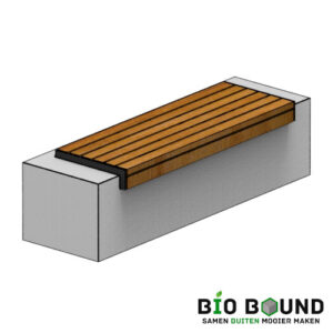 circulaire biobased betonbank Evi met zitting Gavers